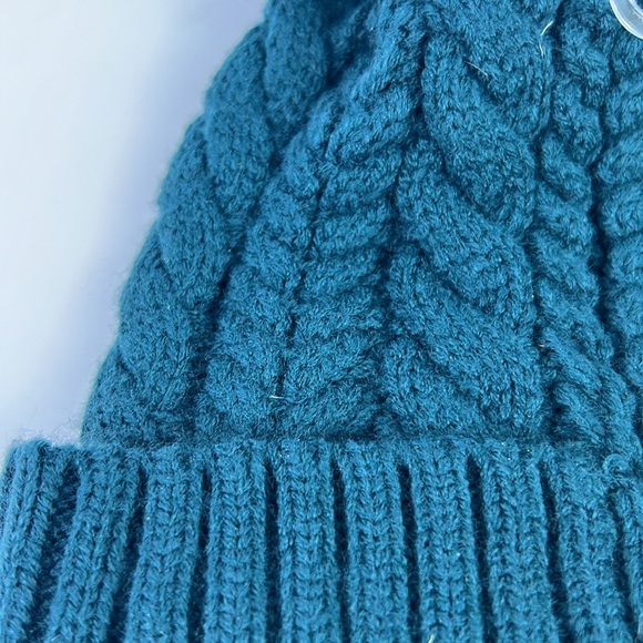 Frye and Co. Cable Knit Pom Pom Beanie - Picture 6 of 6